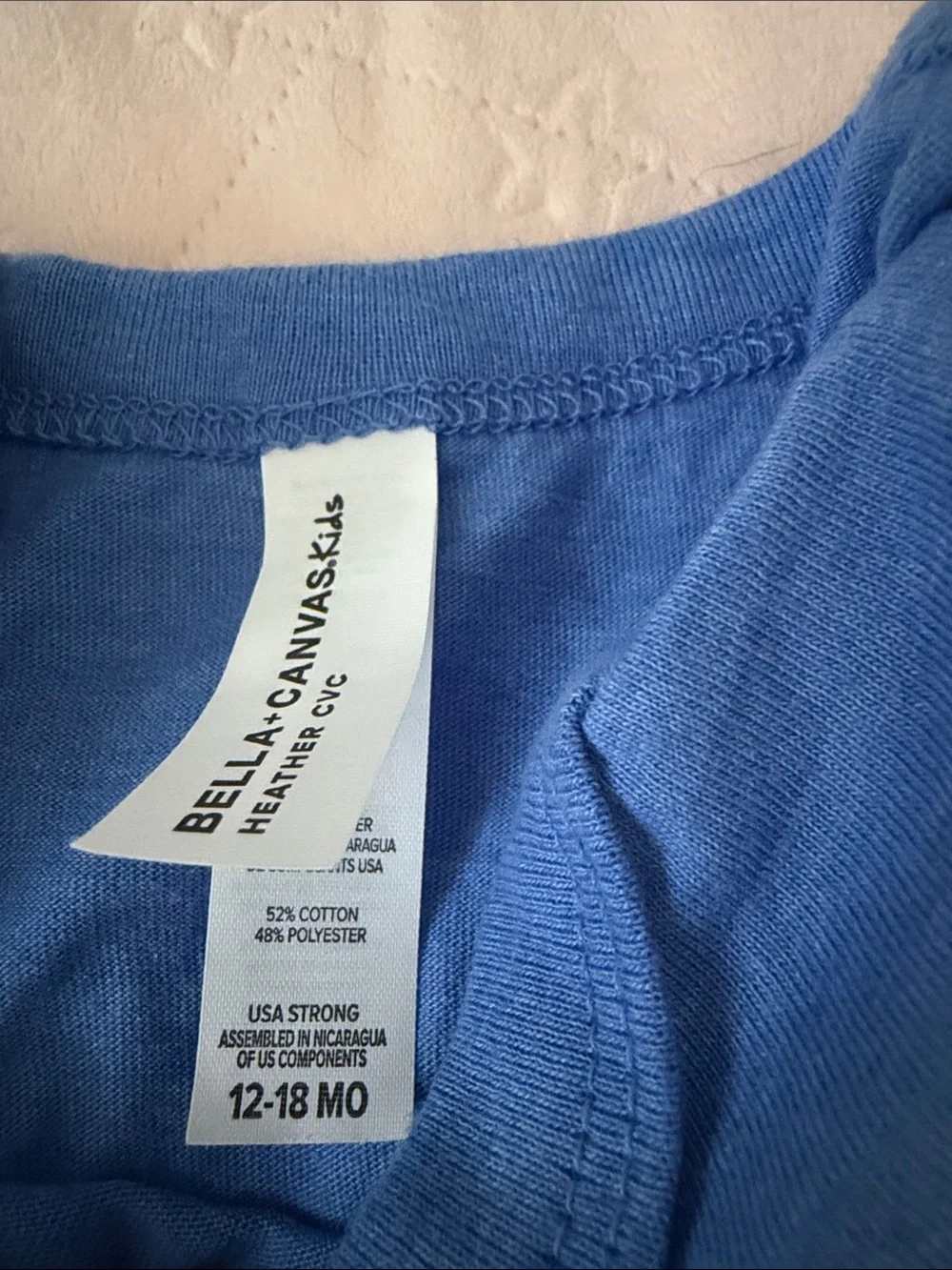 Unknown Brand Blue Graphic Baby One-Piece Bodysuit